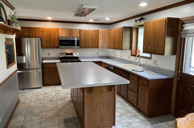 Kitchen of the Month Winner for Cabinet Refacing for August